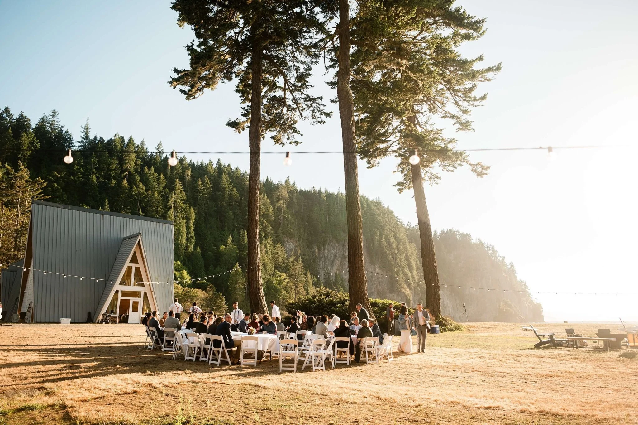 destination wedding outdoor wedding olympic peninsula