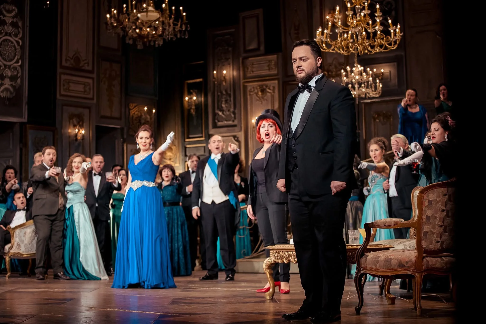 Andrei Petre as Alfredo at the National Bucharest Opera.