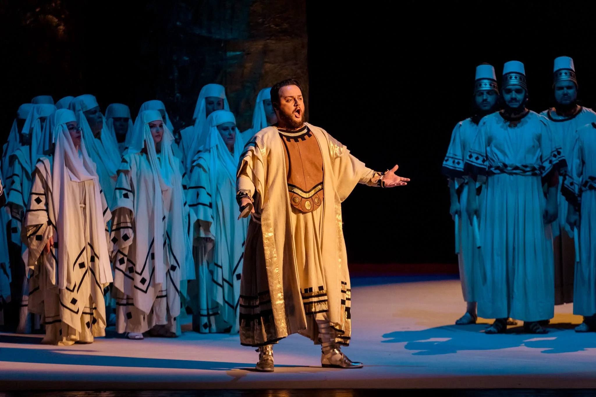 Andrei Petre as Ismaele at the National Bucharest Opera.