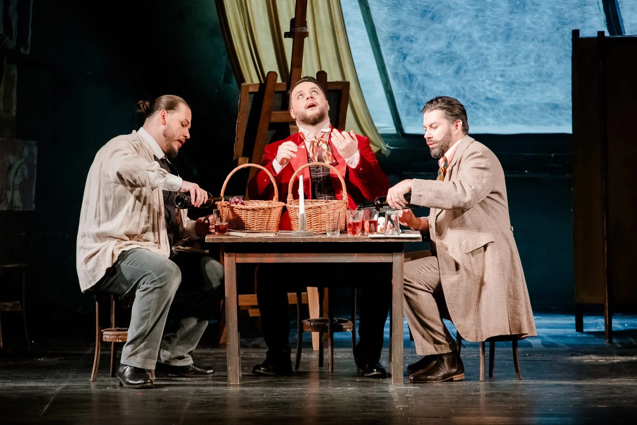 Andrei Petre as Rodolfo at the National Bucharest Opera.