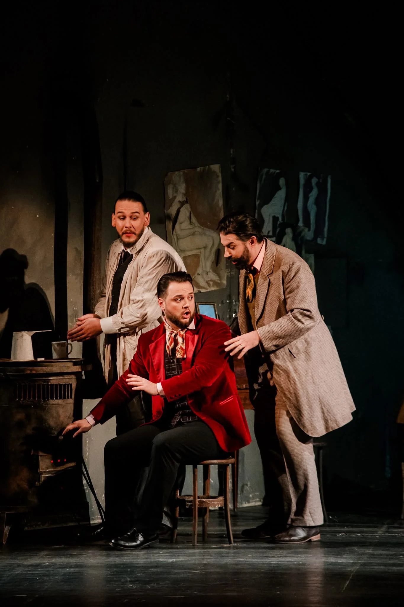 Andrei Petre as Rodolfo at the National Bucharest Opera.