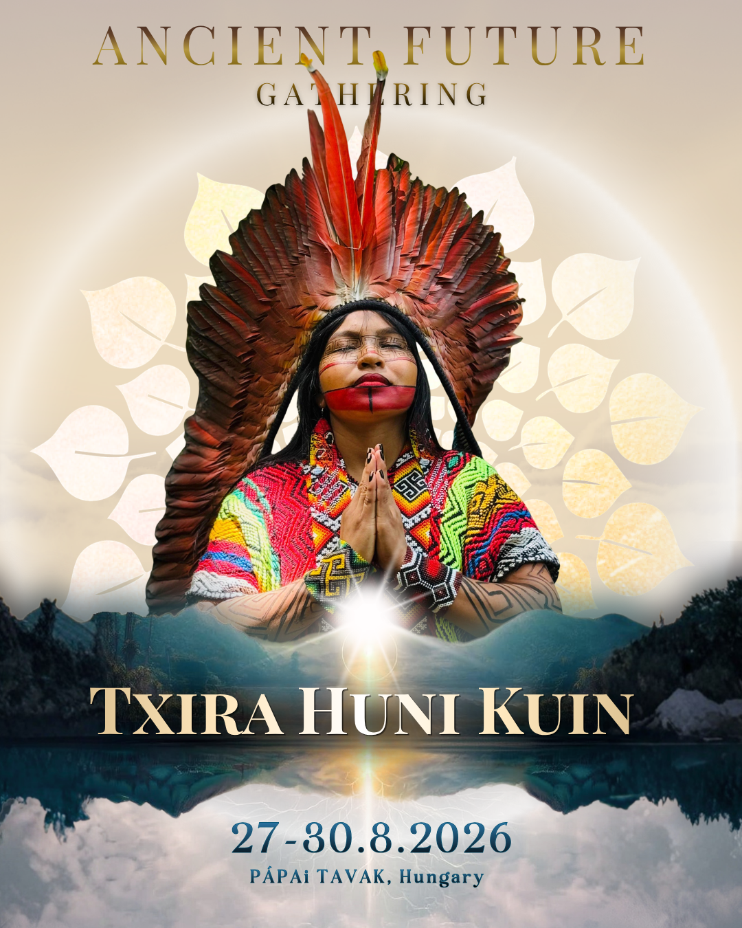 Txira Huni Kuin is from the indigenous Huni Kuin people of Acre, Brazil. She is an incredible song carrier and leader of the group of women for traditional songs and dances in her village. Txira is fierce and gentle bringing a beautiful force of the 