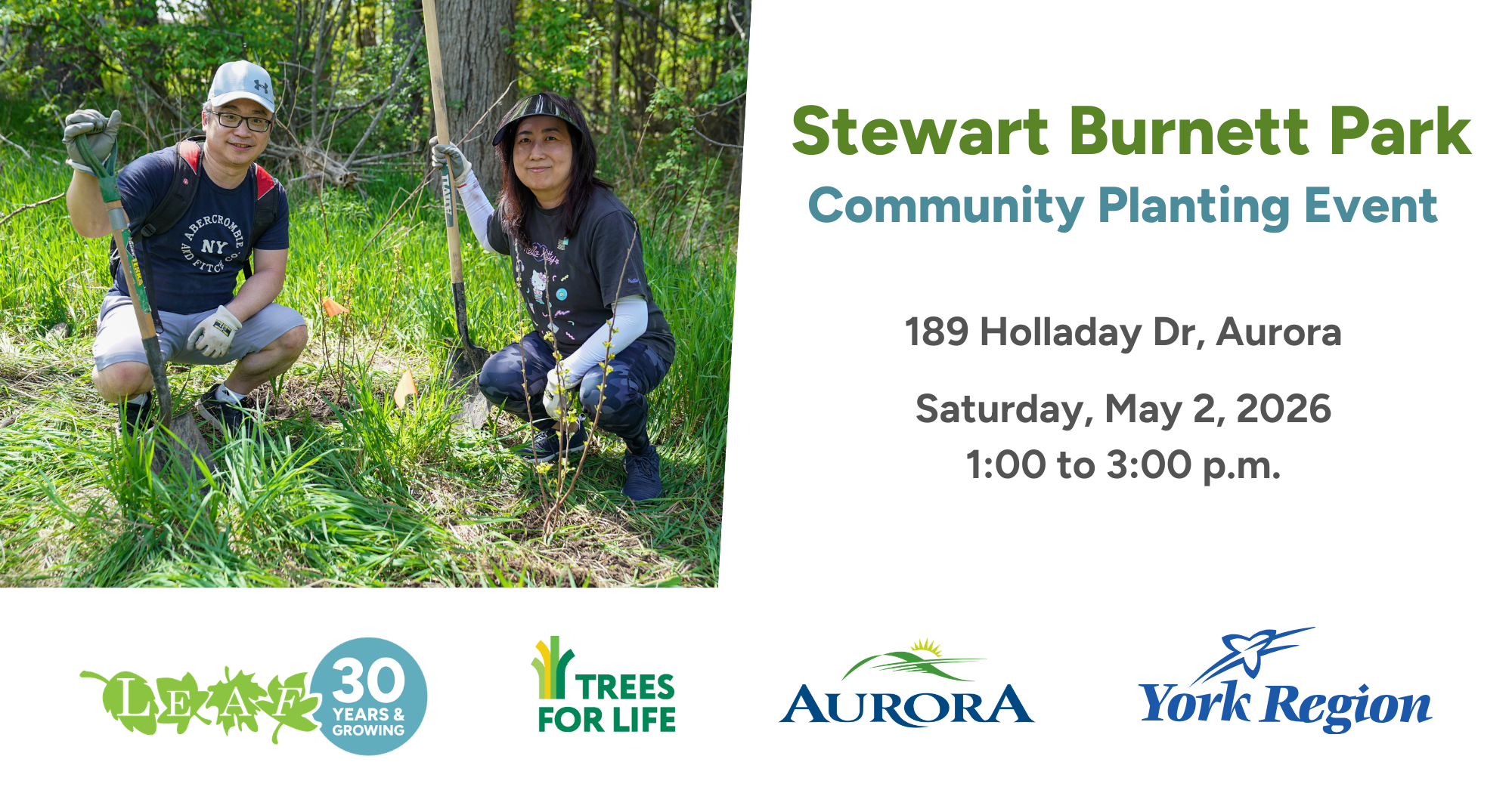 Community Tree Planting Event with LEAF - Aurora