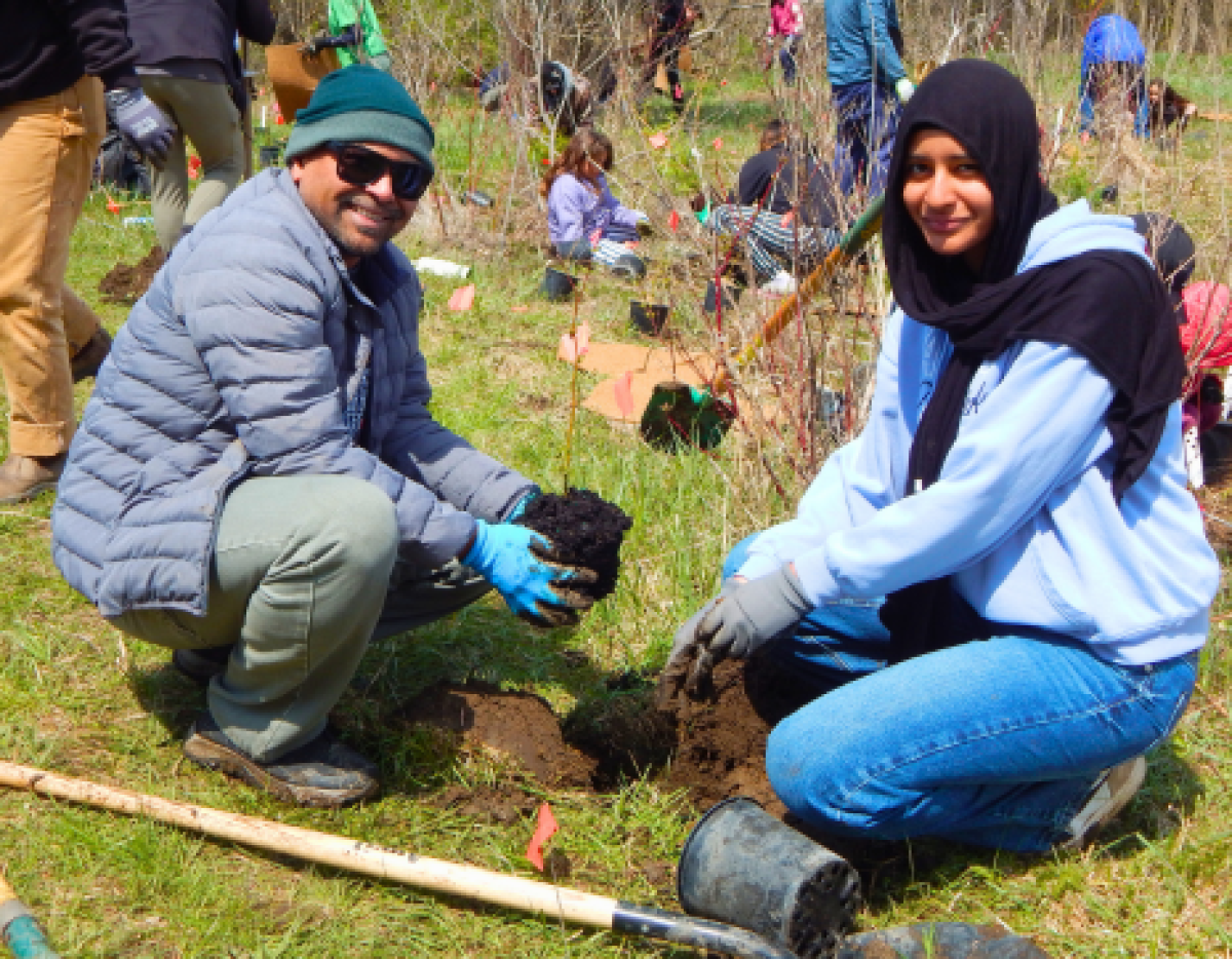 Community Tree Planting in McClure Meadows Park (Vaughan)