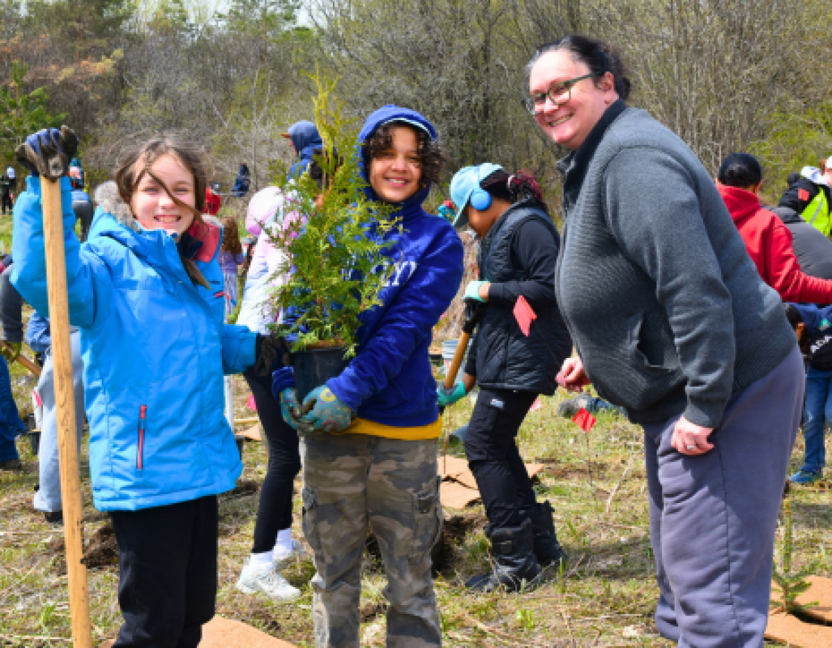 Community Tree Planting in Conlin Meadows Park (Oshawa)