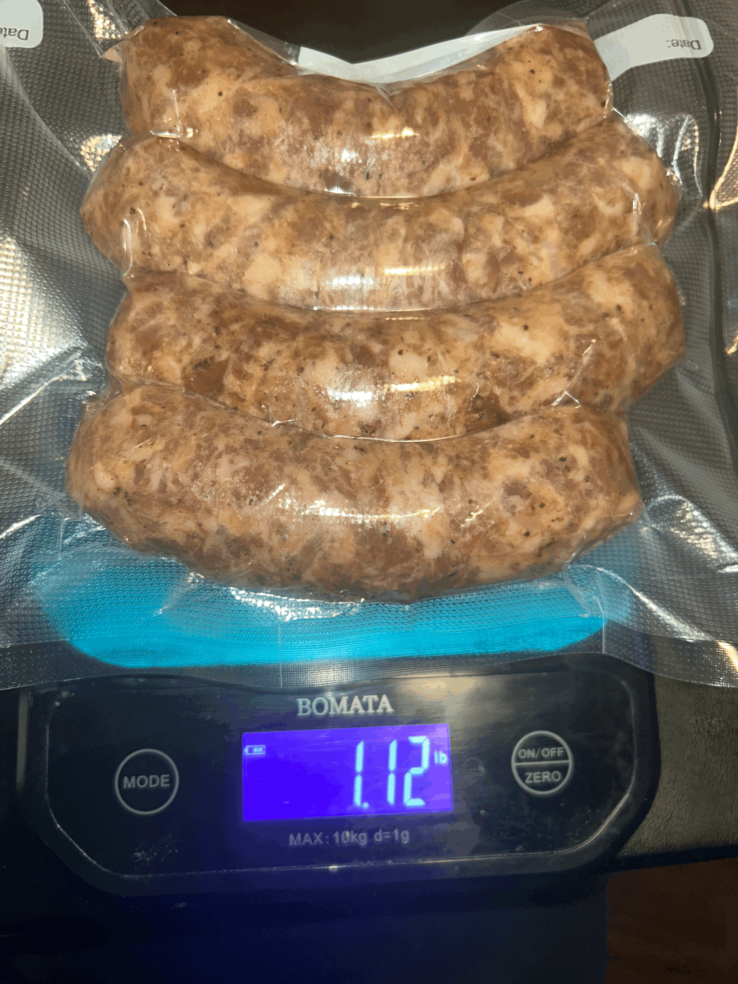Unsmoked Sausage Links - (1lb Pack)