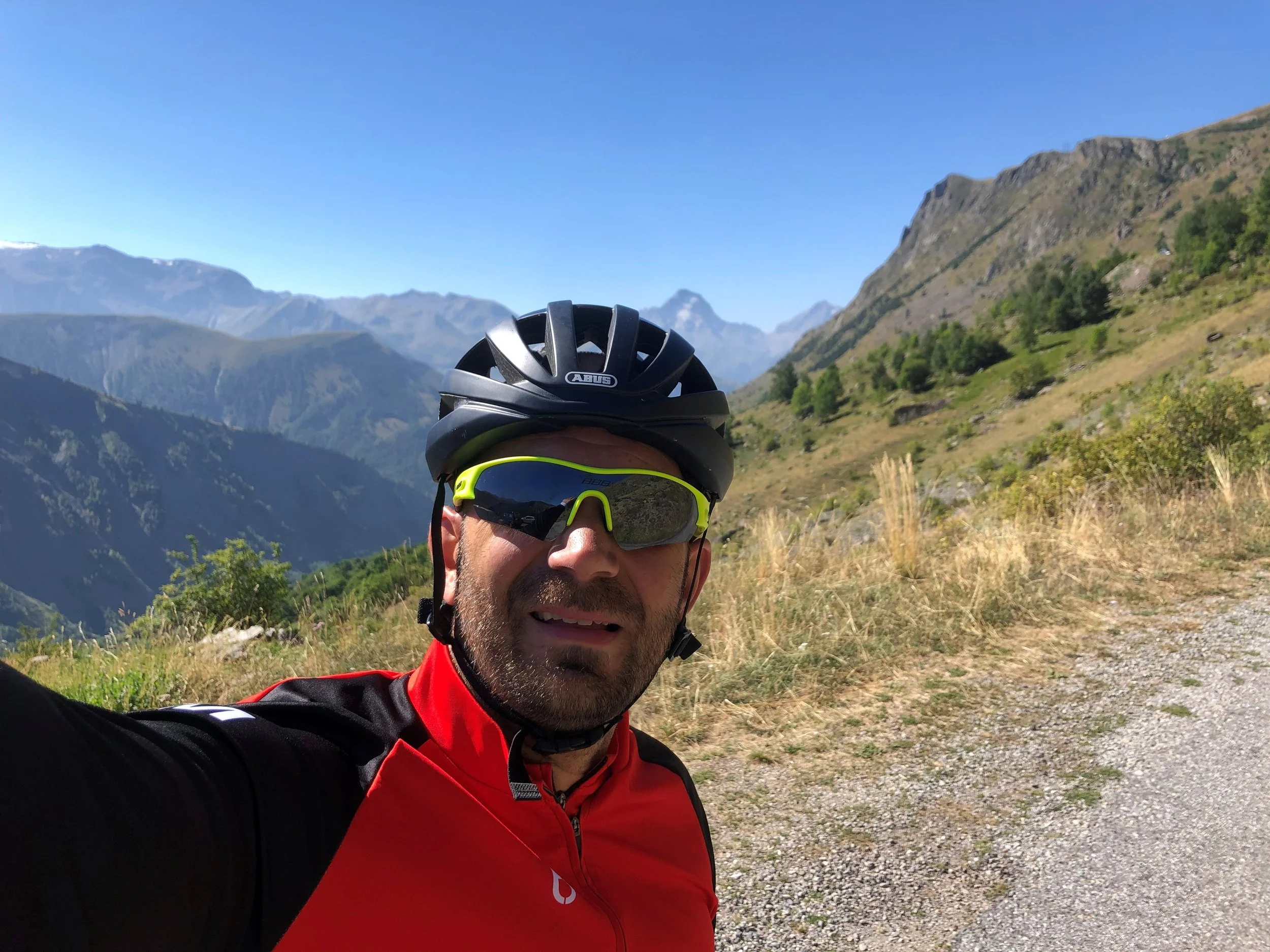 de klim van twee bergen