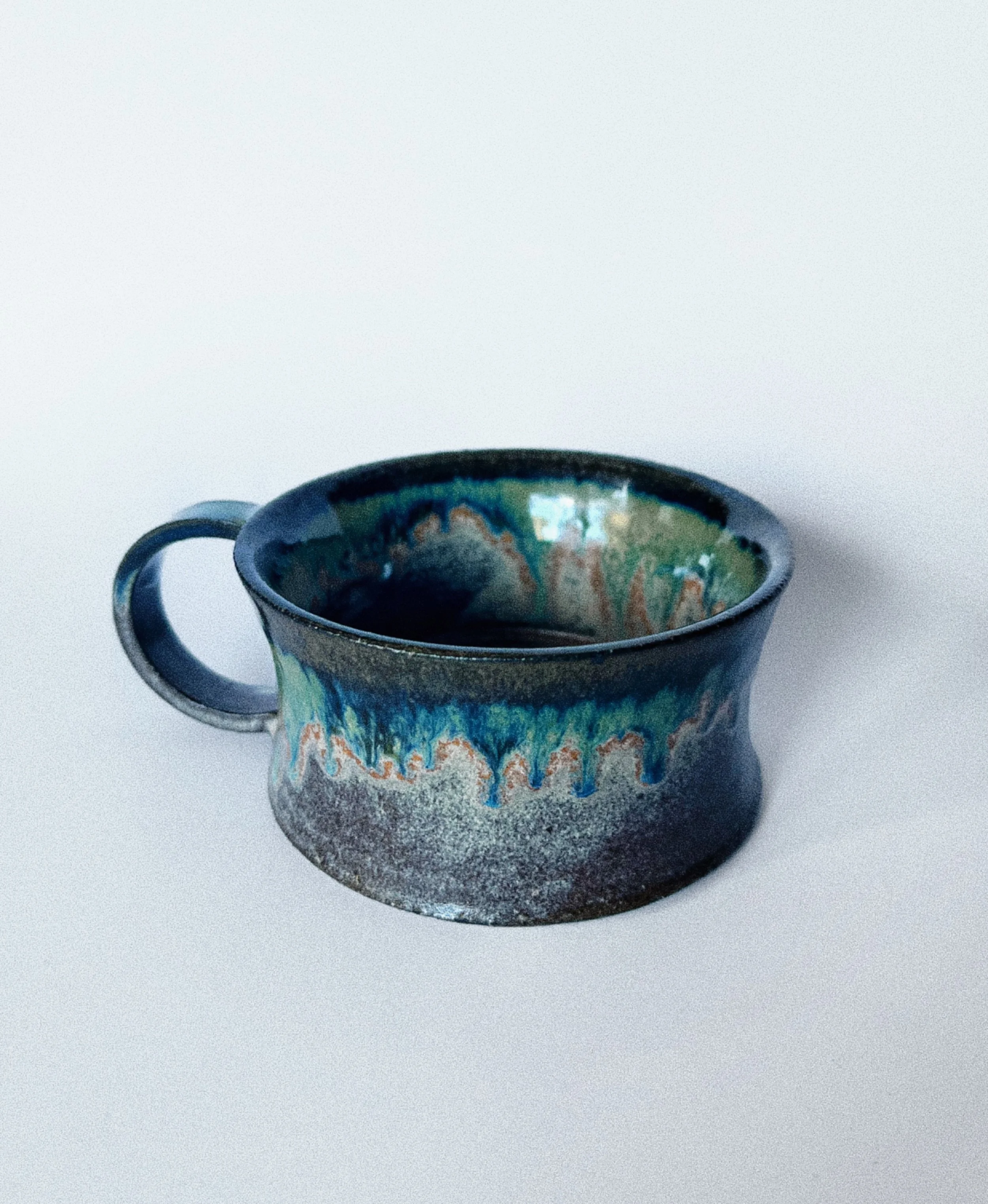 Wide curved mug in Blush Rutile & Oribe