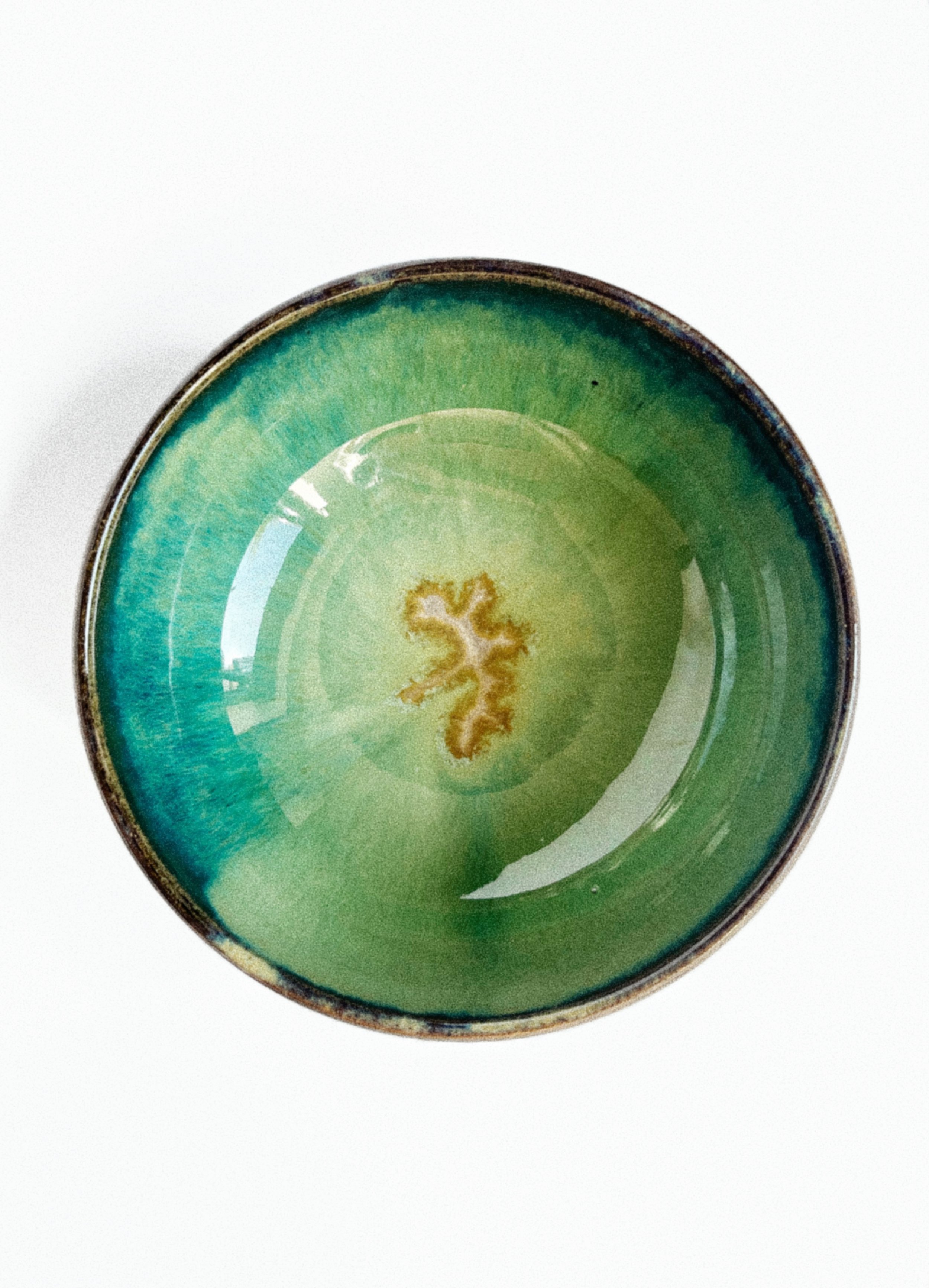 Black Stoneware Bowl in Oribe