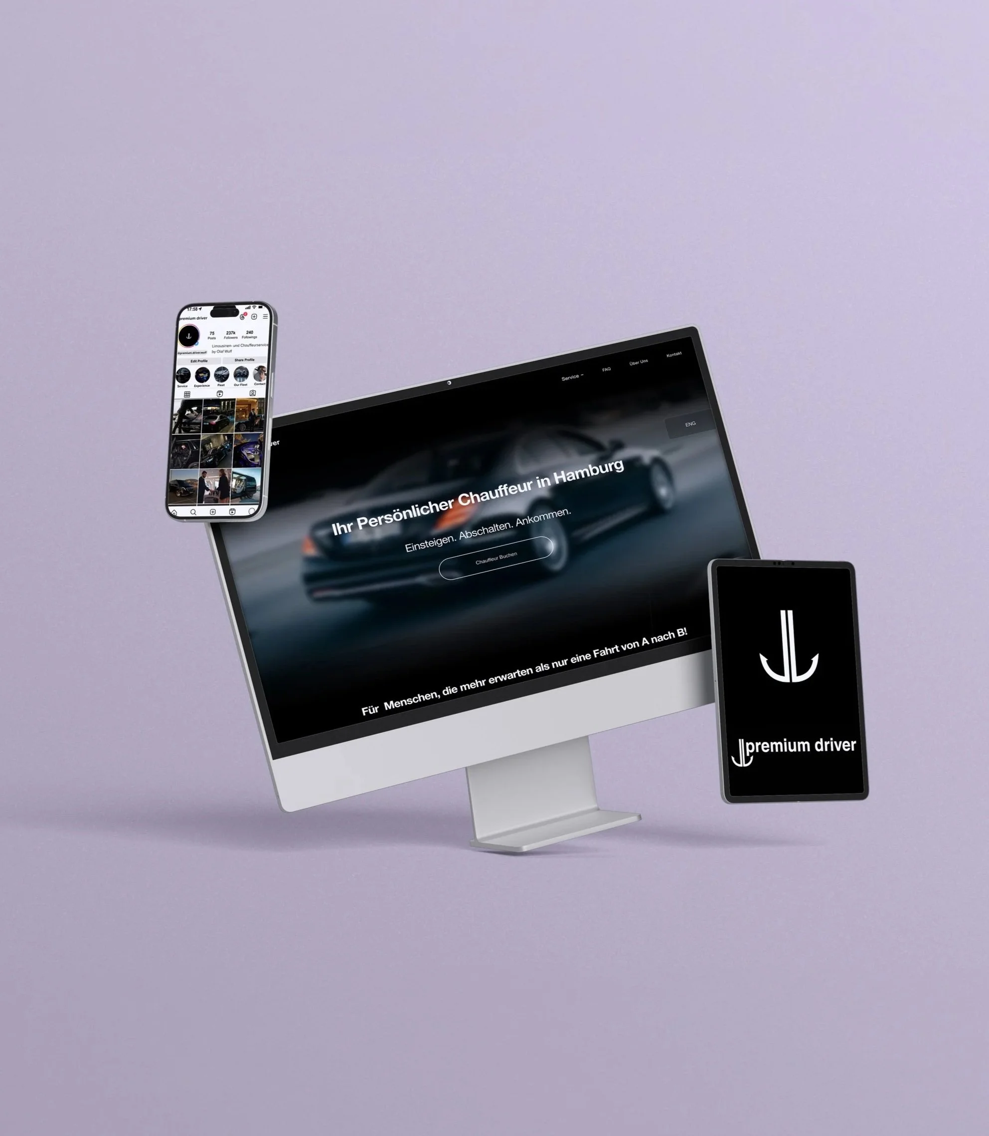 Kompletter Online-Auftritt