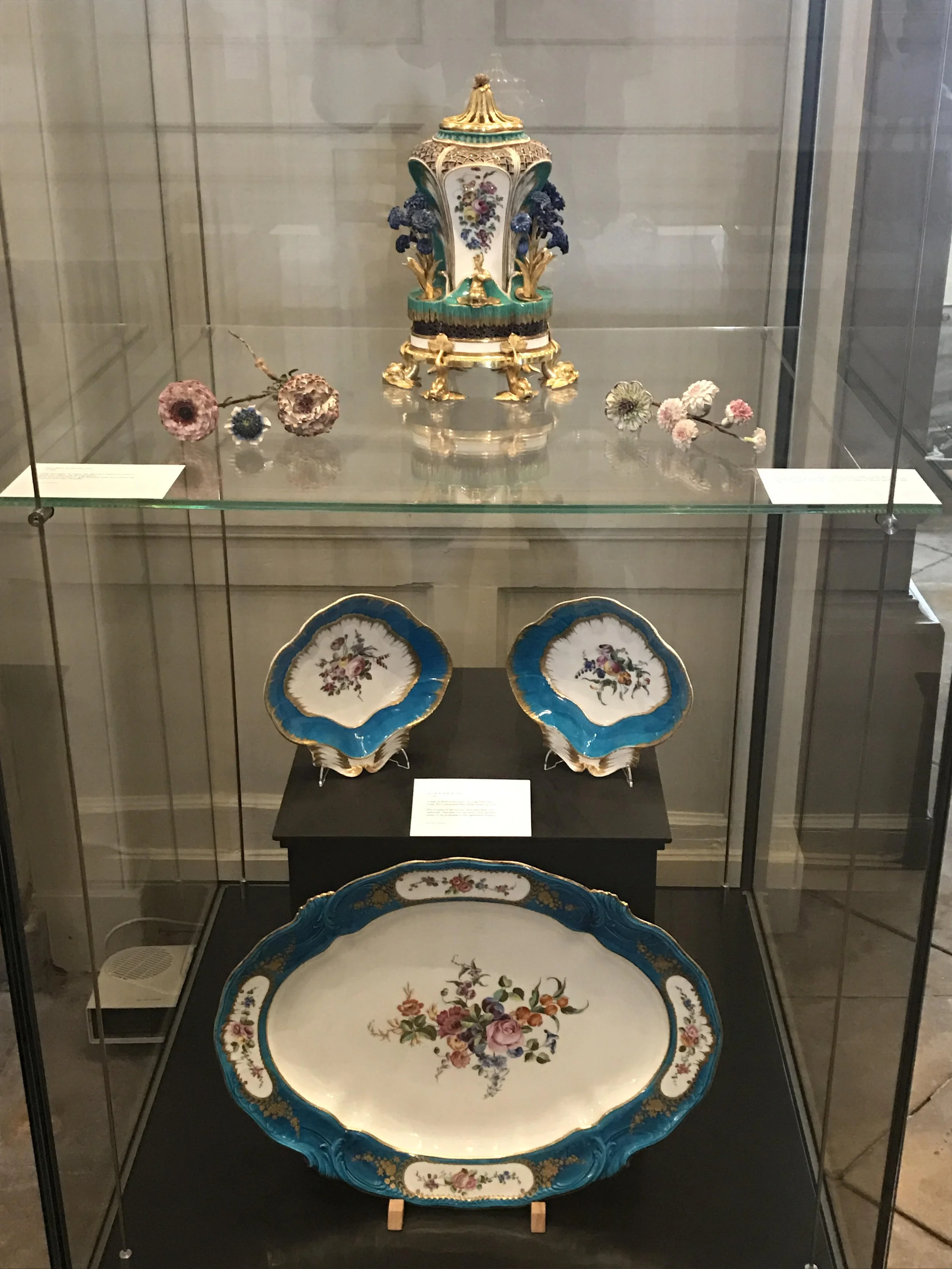 Sèvres porcelain as part of Boughton House's Garden Exhibition: Vistas of Great Extension, 2017