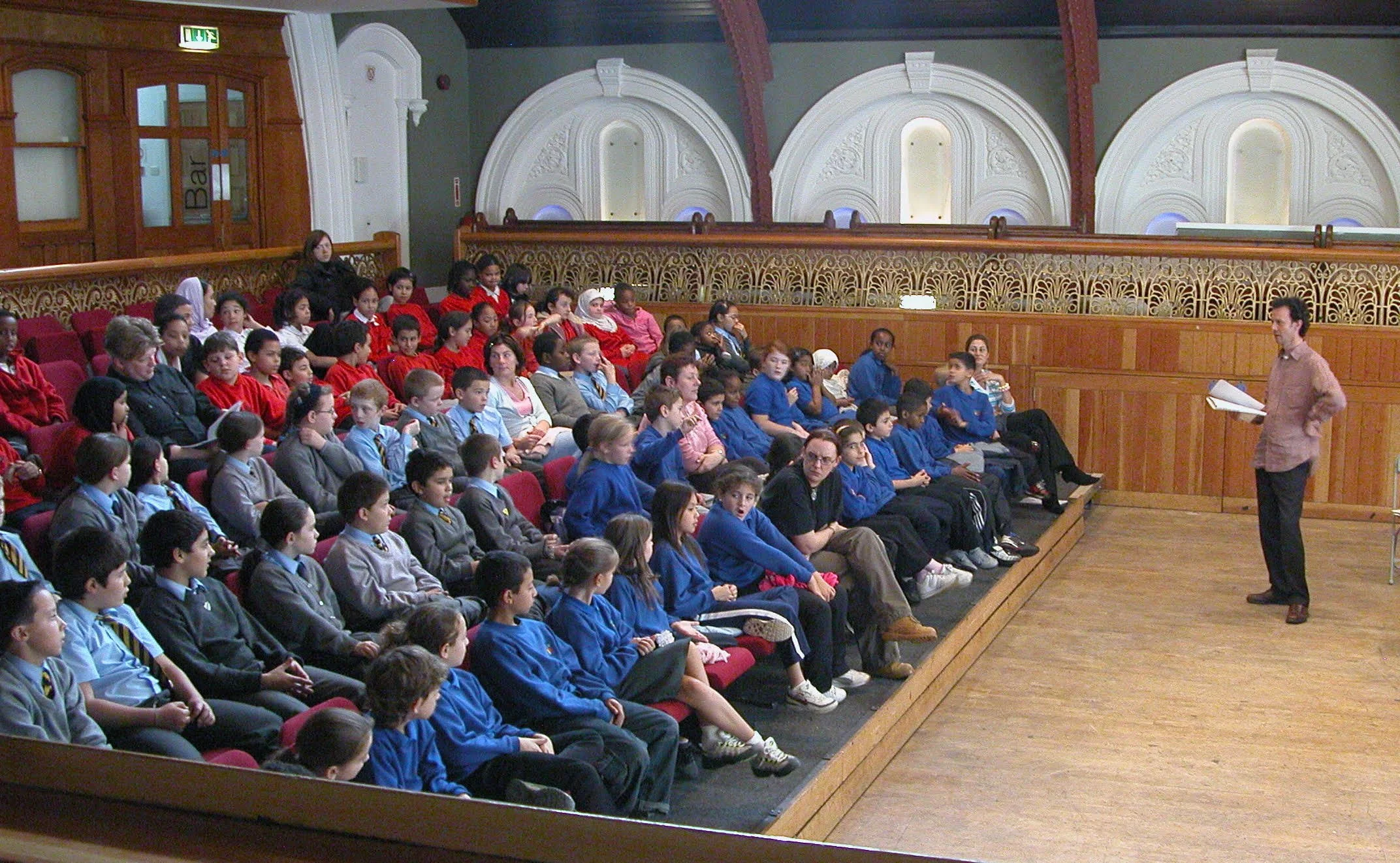 Explaining the instruments of the orchestra to a more-or-less attentive year 5!