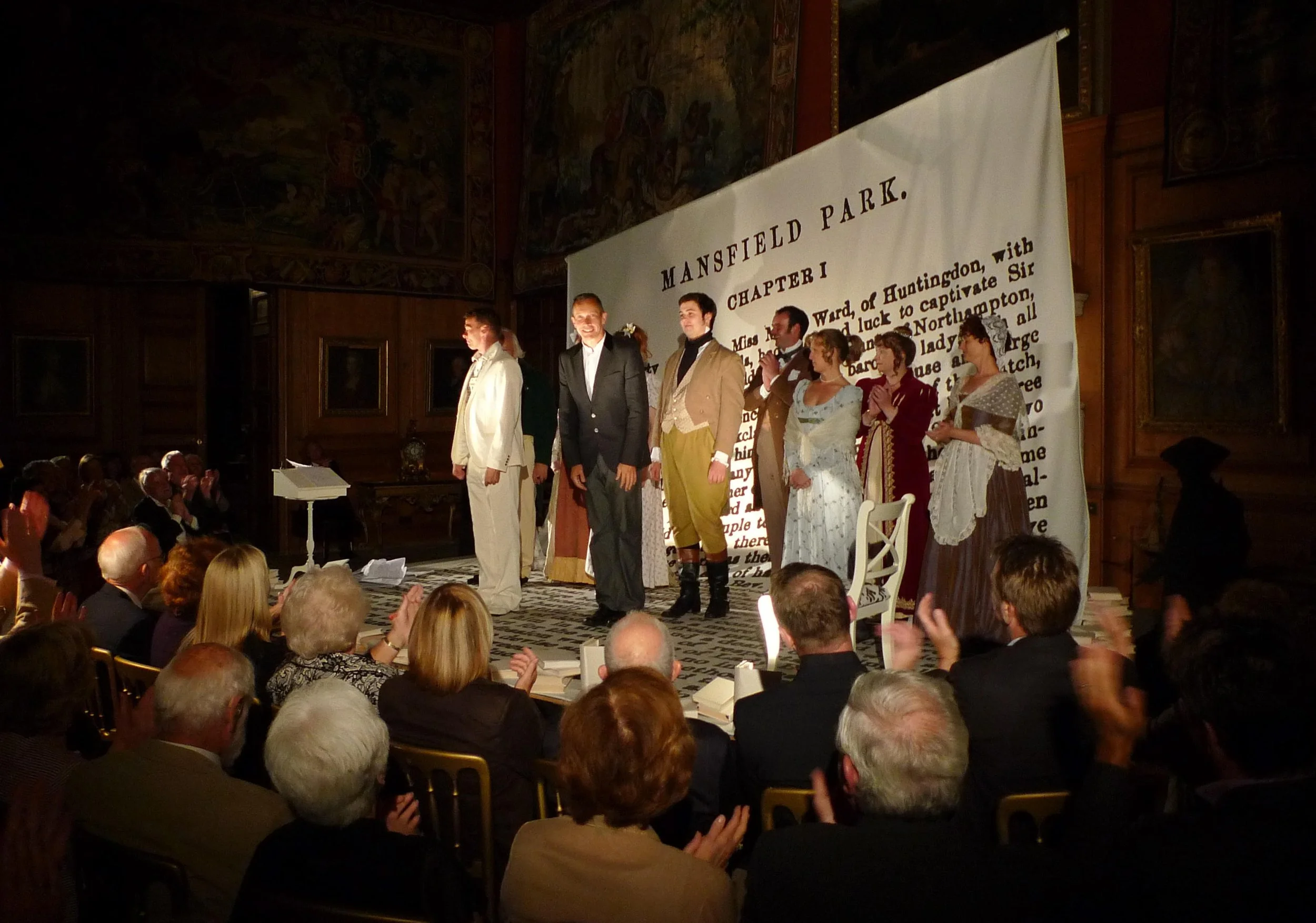 The world première of Jonathan Dove’s sparkling opera Mansfield Park at Boughton House, 2011.