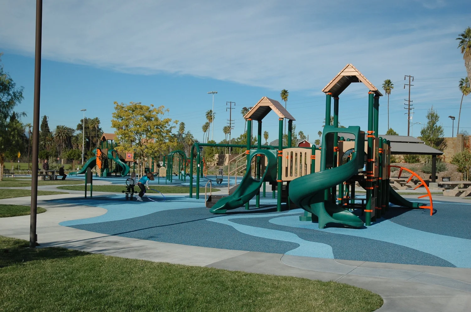 Green neighborhood park near Rex Manor, Mountain View