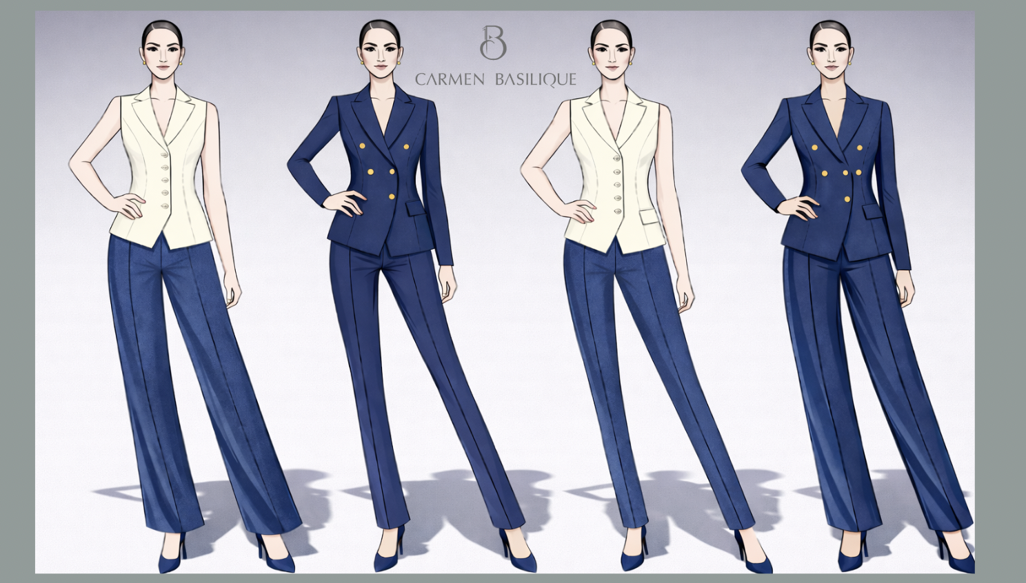 Designed MockUps for Michelin Star Restaurant Uniform Partnership