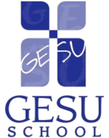 GESSU School logo with stylized blue and white squares and the text GESSU School