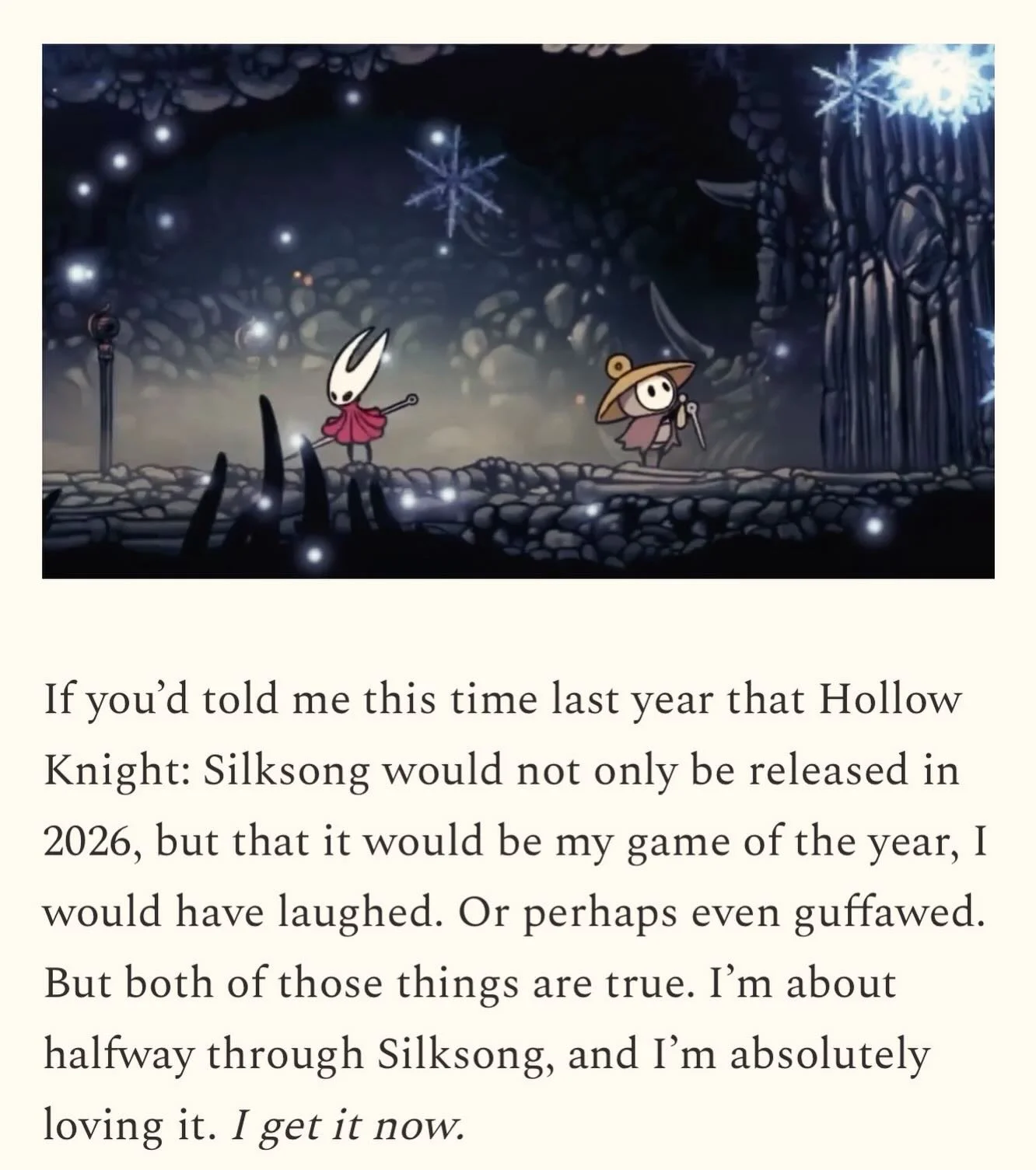 A few thoughts on Silksong in my latest blog post! Link in bio #silksong #vgm #gamecomposer