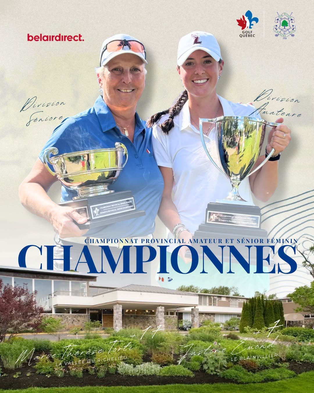 Justine Emond couronnée championne provinciale féminine 2026 à Elm Ridge