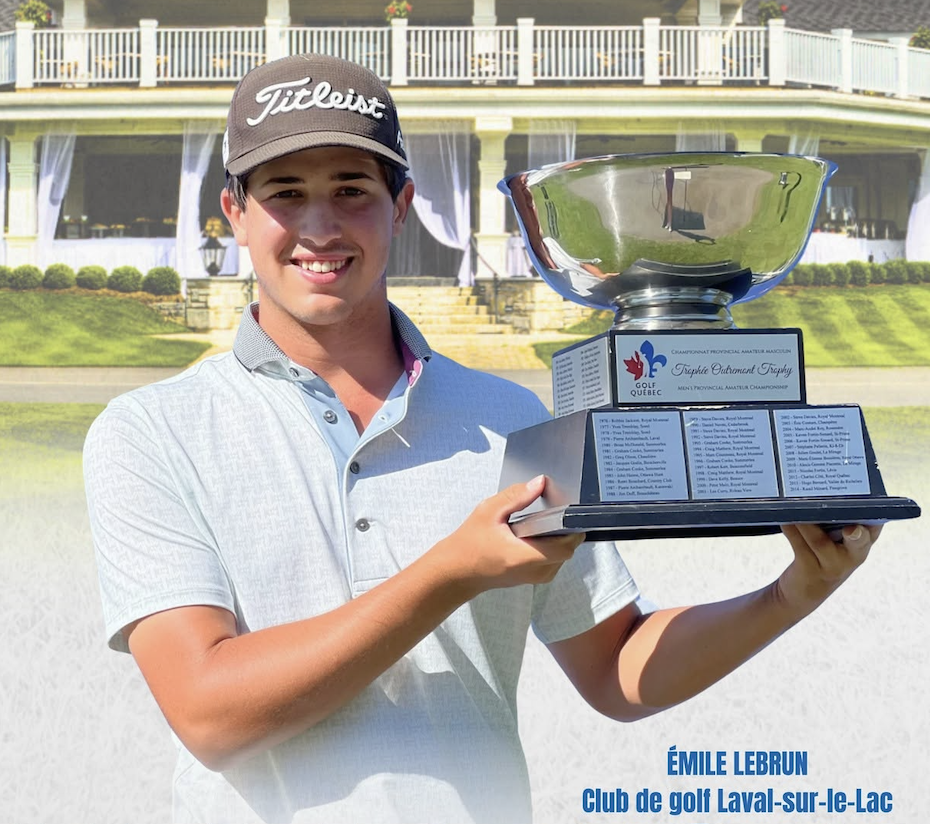 Émile Lebrun couronné champion provincial amateur à Saint-Georges