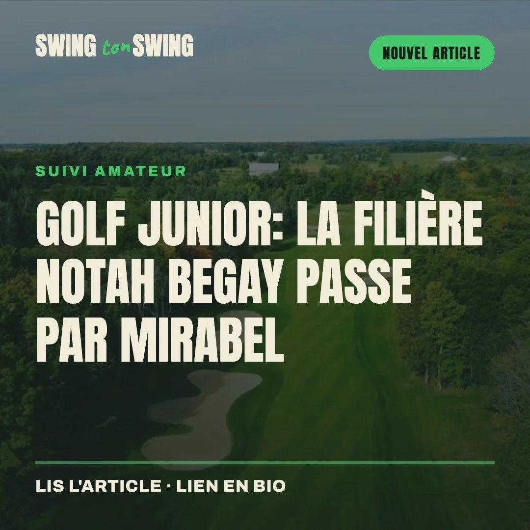 Le circuit junior de Notah Begay d&eacute;barque &agrave; Mirabel lundi prochain, avec les cam&eacute;ras de RDS pis un billet vers un championnat mondial en Louisiane au bout. 149 jeunes, la moiti&eacute; du Qu&eacute;bec. Les inscriptions ferment d
