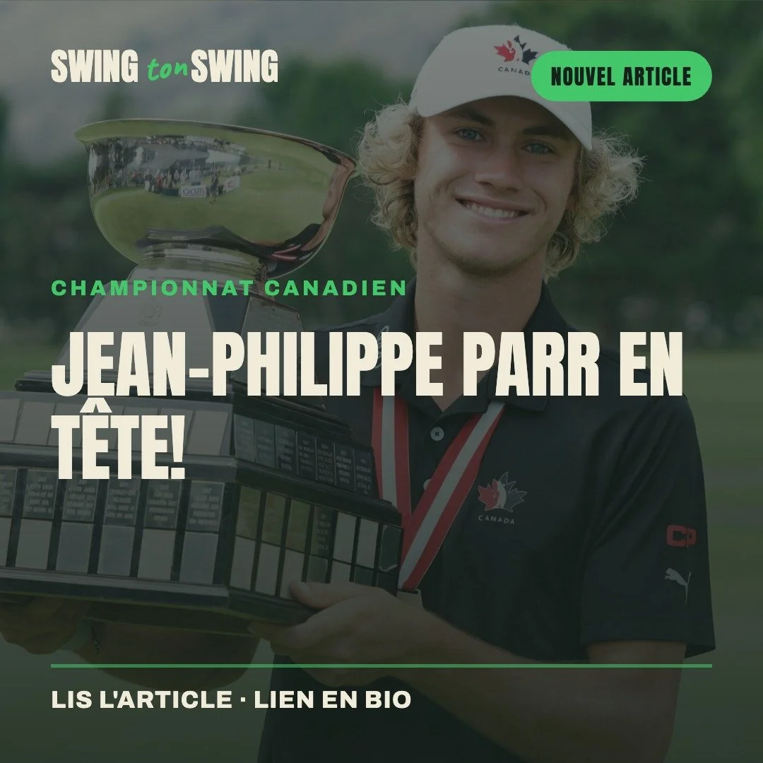 Jean-Philippe Parr signe un 64 et rejoint la t&ecirc;te du Championnat canadien amateur &agrave; -9. Thomas Grenier suit &agrave; un coup et douze Qu&eacute;b&eacute;cois passent la coupure.

Article complet dans la bio!

Cr&eacute;dit Photo: Chuck R