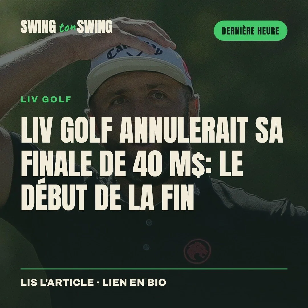 DERNI&Egrave;RE HEURE!

La grande finale du LIV &agrave; 40 M$? Sur le point d'&ecirc;tre annul&eacute;e, selon plusieurs m&eacute;dias. Aucune estrade mont&eacute;e au Michigan, Kaymer qui parle de 5 % de chances, le PIF qui ferme le robinet. Il res