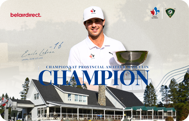 Championnat canadien amateur : Lebrun et Parr à quatre coups de la tête avant la ronde finale