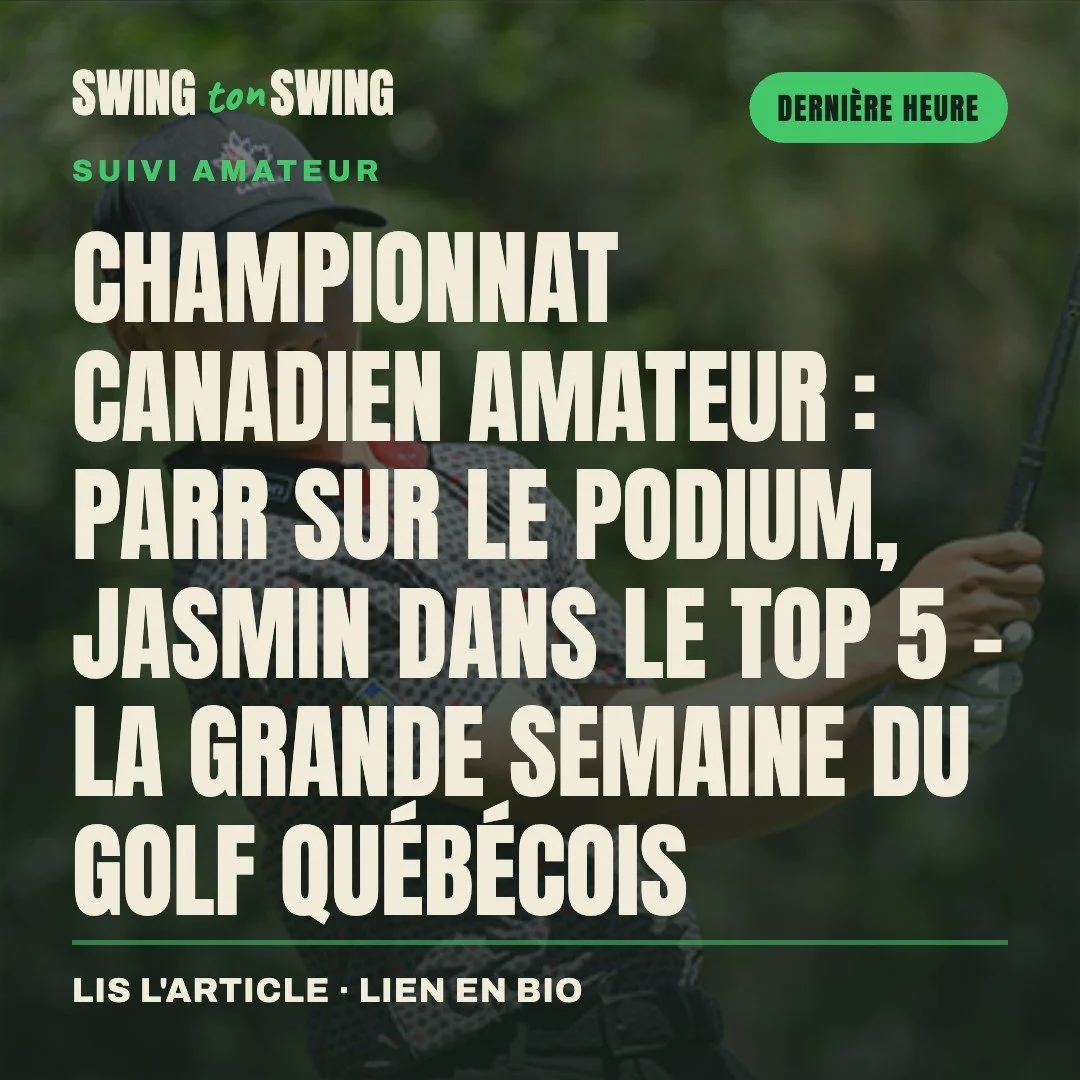 Dawson Lew remporte le Championnat Canadien Amateur, mais Jean-Philippe Parr termine 3e et Antoine Jasmin 5e du Championnat canadien amateur : la meilleure moisson qu&eacute;b&eacute;coise en ann&eacute;es. Le bilan complet d'une grande semaine.

Art