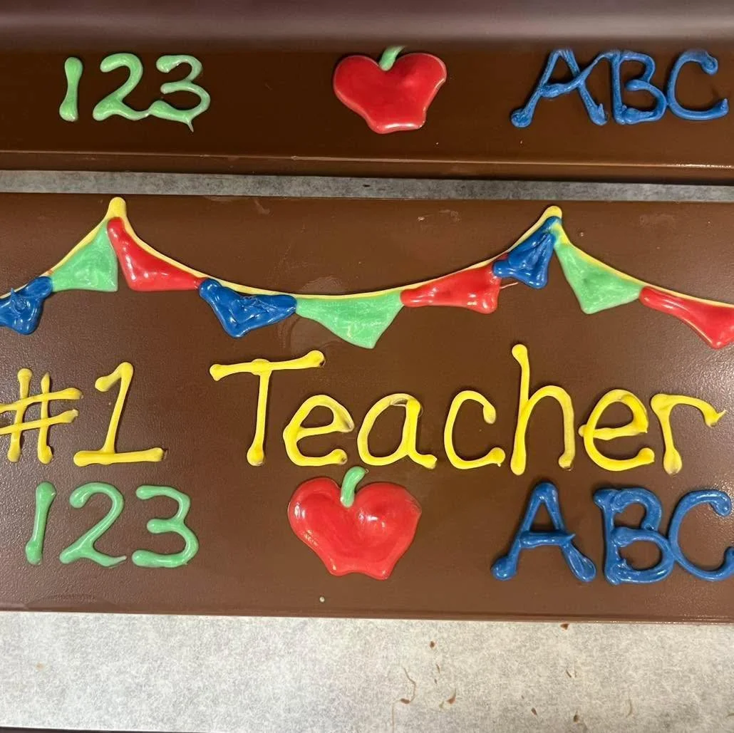 Looking for the perfect Teacher Appreciation gift? 

Our handcrafted chocolates are a simple (and delicious!) way to show your gratitude. From fun themed treats to classic favorites, we&rsquo;ve got something every teacher will love.

Stop in and cel
