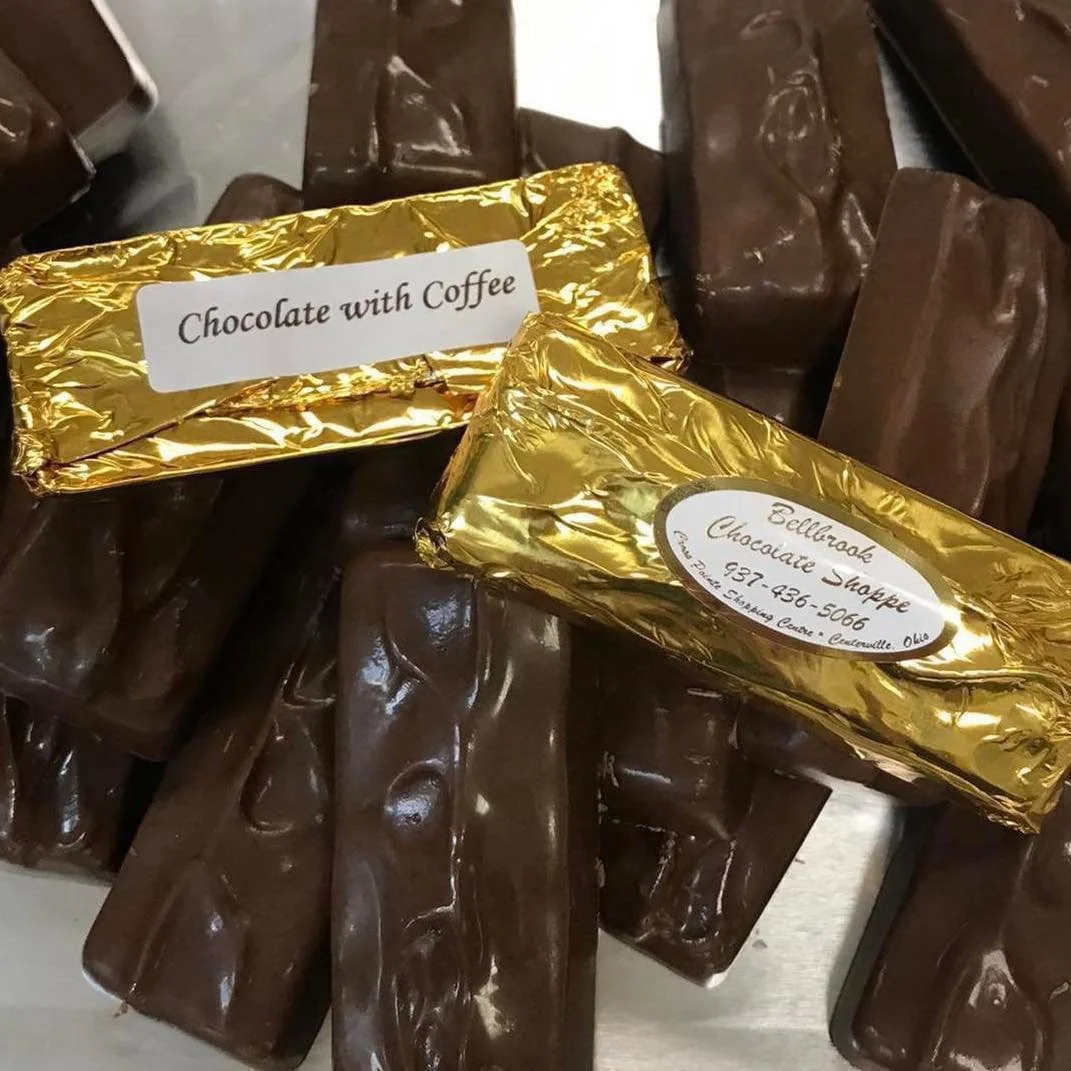 Bellbrook Chocolate and Coffee&hellip;two of our favorite things!
.
.
#bellbrookchocolateshoppe #bellbrookchocolates #mochabars #heavenly #handmade #chocolates #centerville #ohio