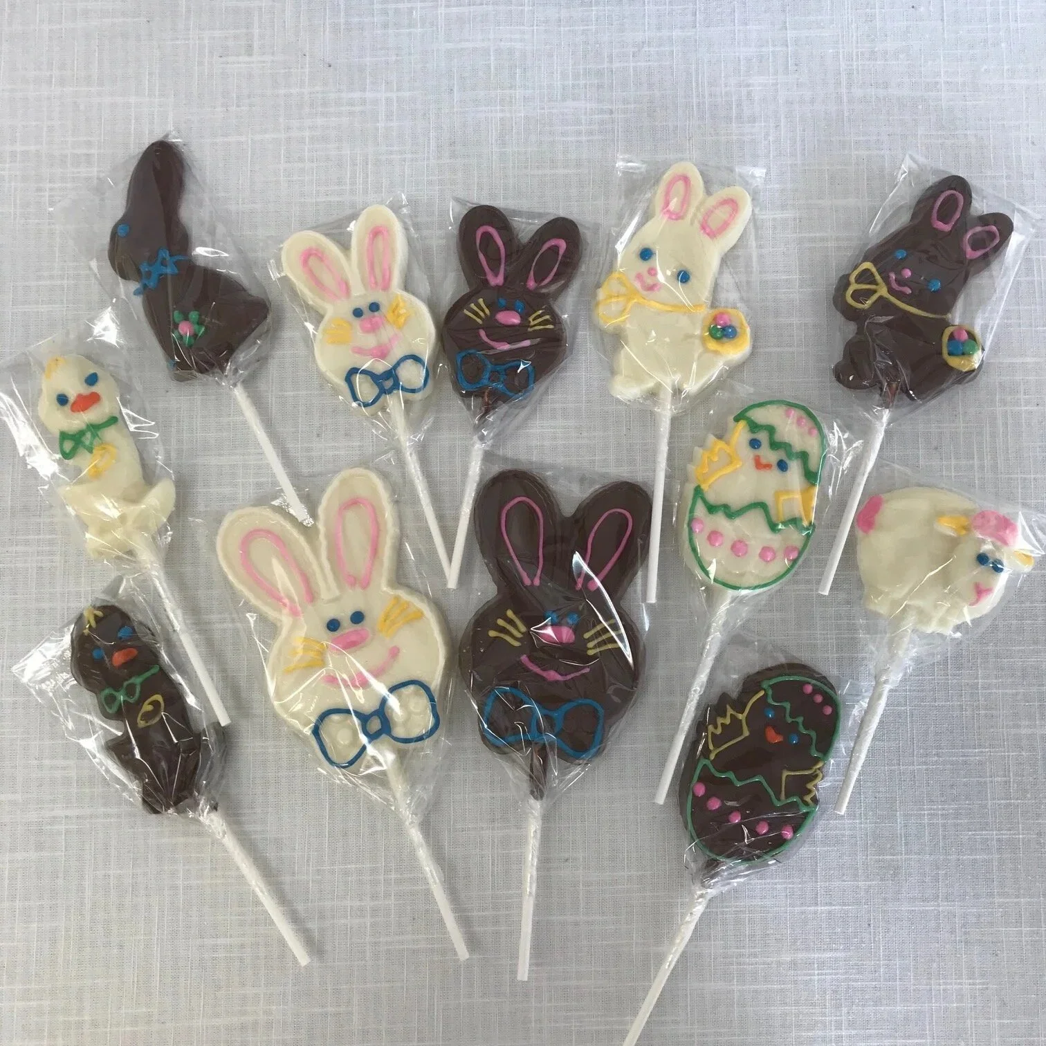 Easter Chocolate Suckers
