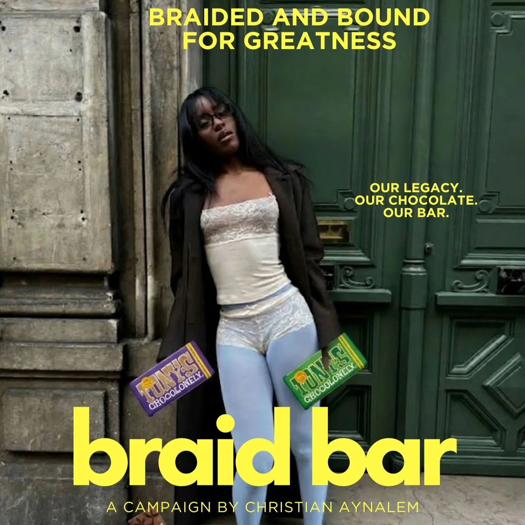 CAMPAIGN FOR 'BRAID BAR'
