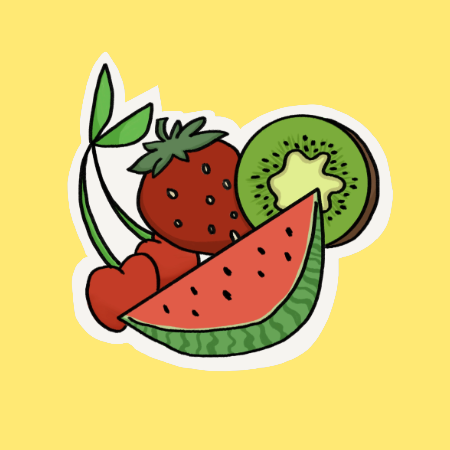 Harry's Fruits Sticker