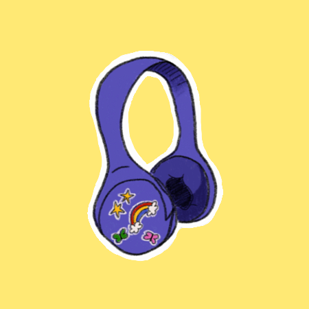 My Favorite Headphones Sticker
