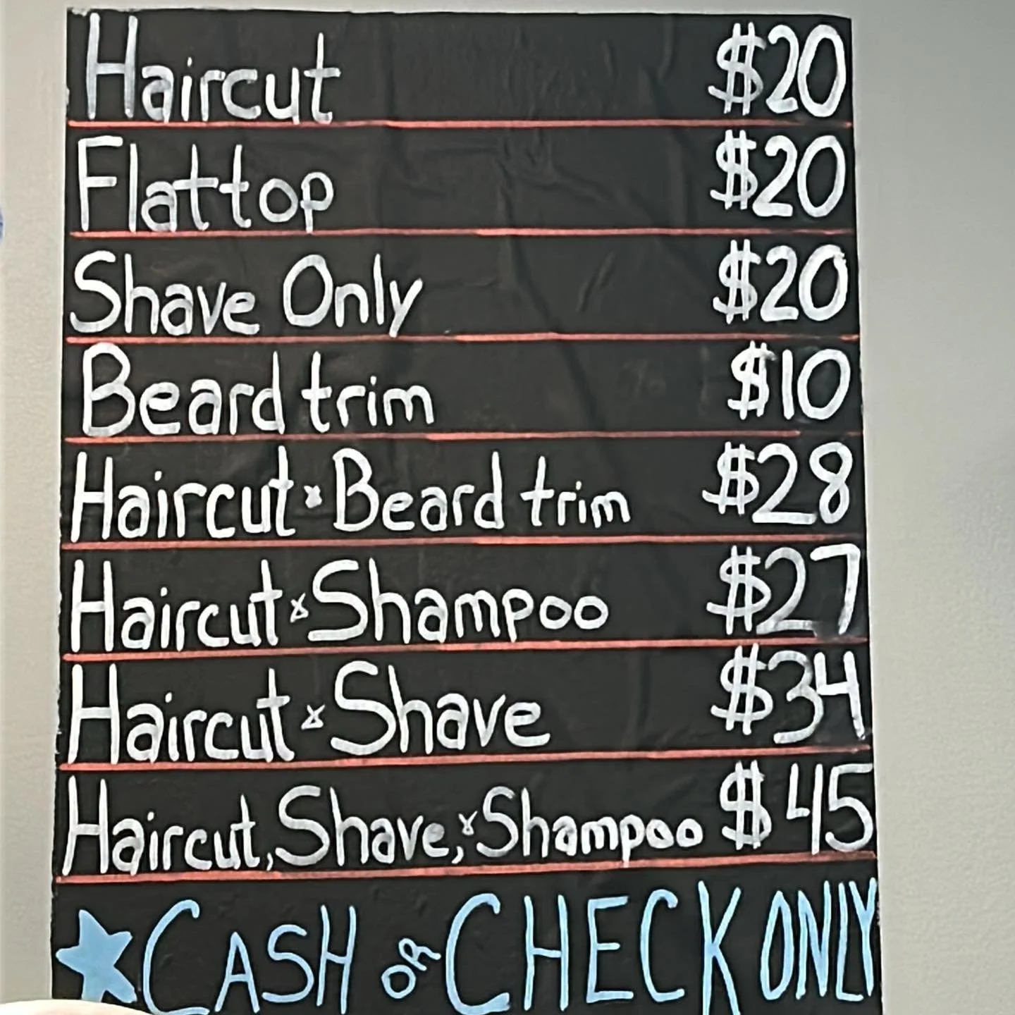 Come check us out! We have 7 trained professionals ready to serve your haircut needs! Give us a try and we won&rsquo;t disappoint!