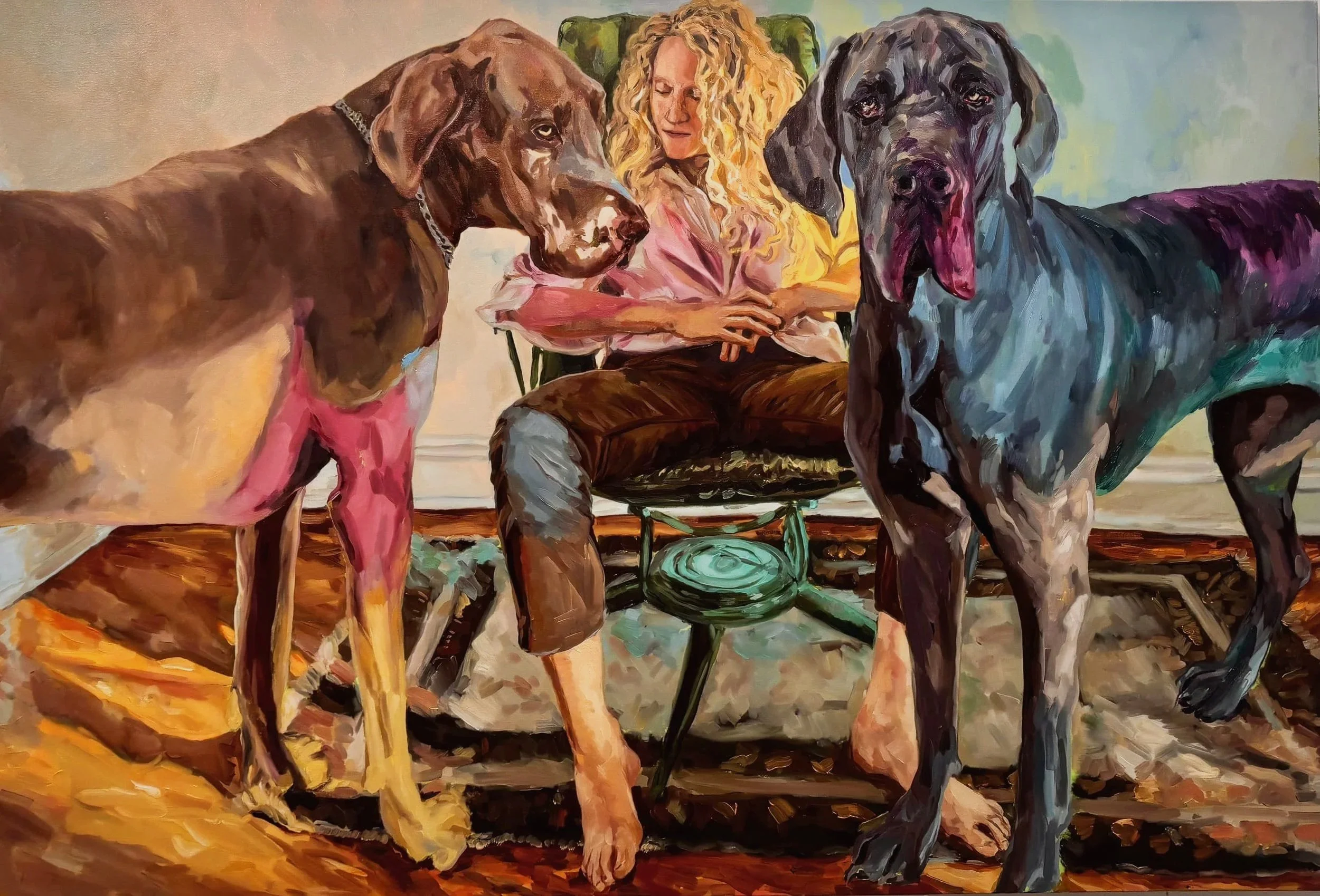 Safeguard, Oil on Canvas, 48 x 72"