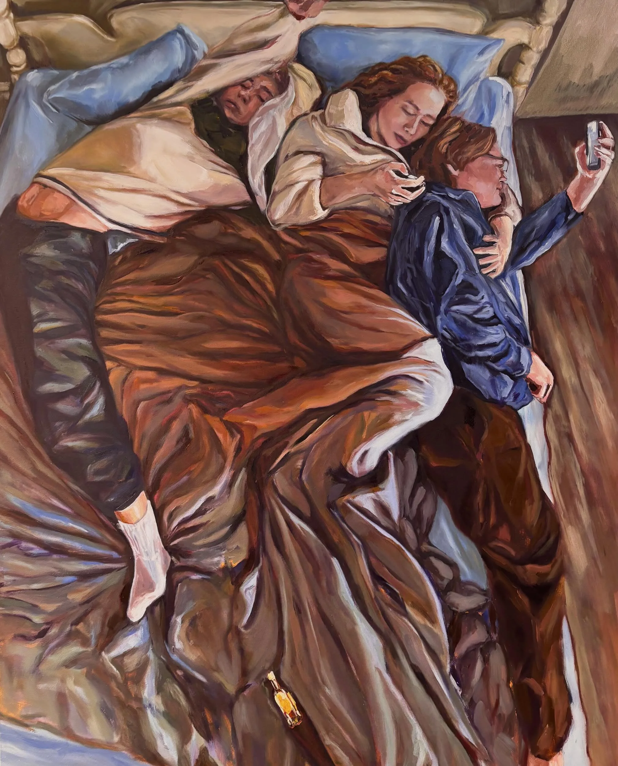 Hungover Renaissance, Oil on Canvas, 60 x 48"