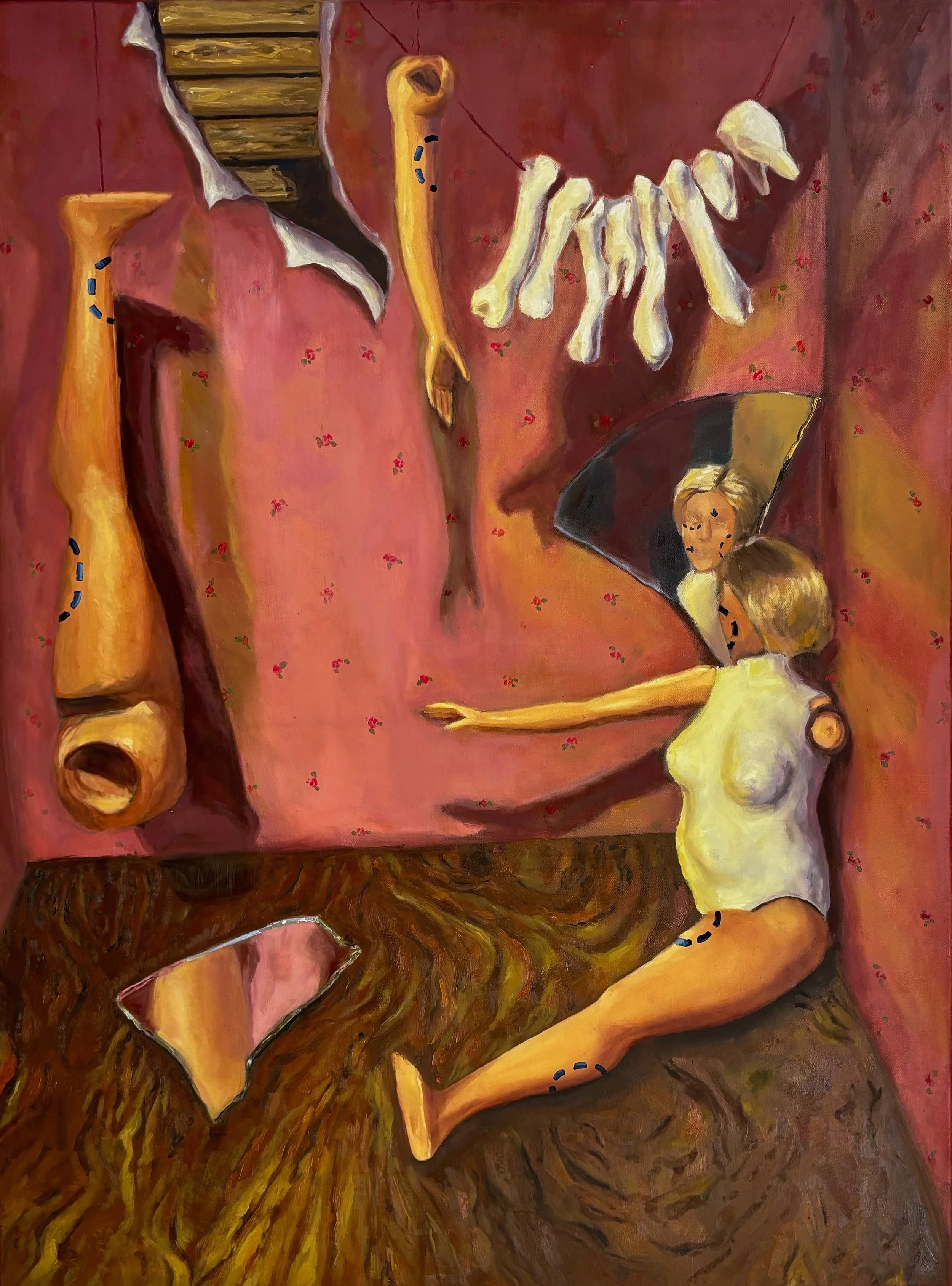 PROTOTYPE, Oil on Canvas, 48 x 36"