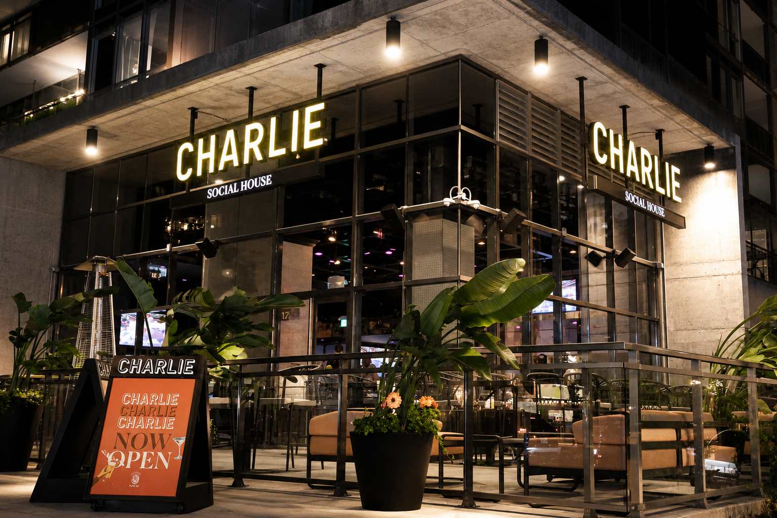 NOW OPEN - Charlie Social House - Toronto British Restaurant, Bar and ...