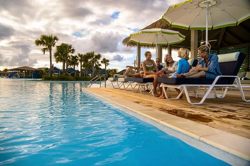 Relaxing at Celebration Key Private Island Bahamas