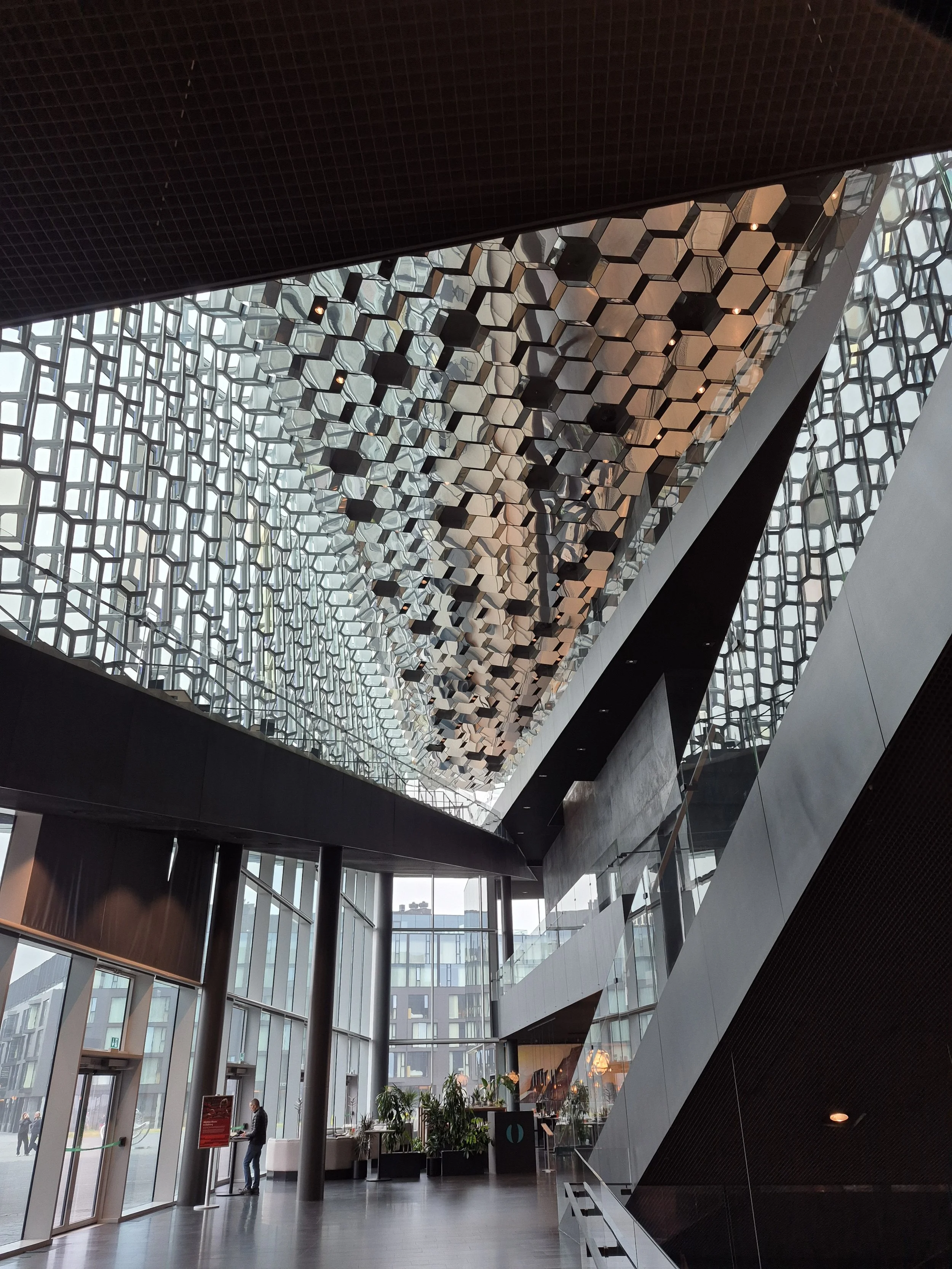 Inside Harpa Concert Hall, Reykjavik, Iceland