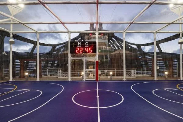 Five a side football sports court msc grandiosa