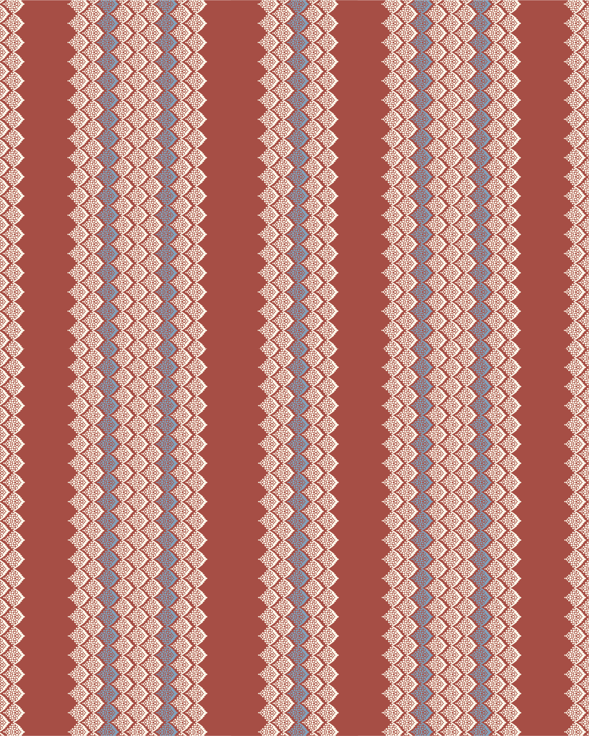 a handmade stripe pattern