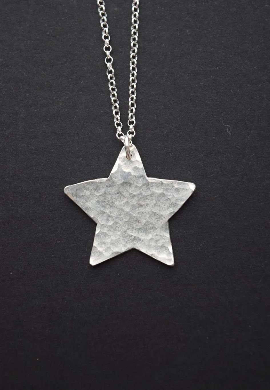 Star Pendant - Dimple Texture