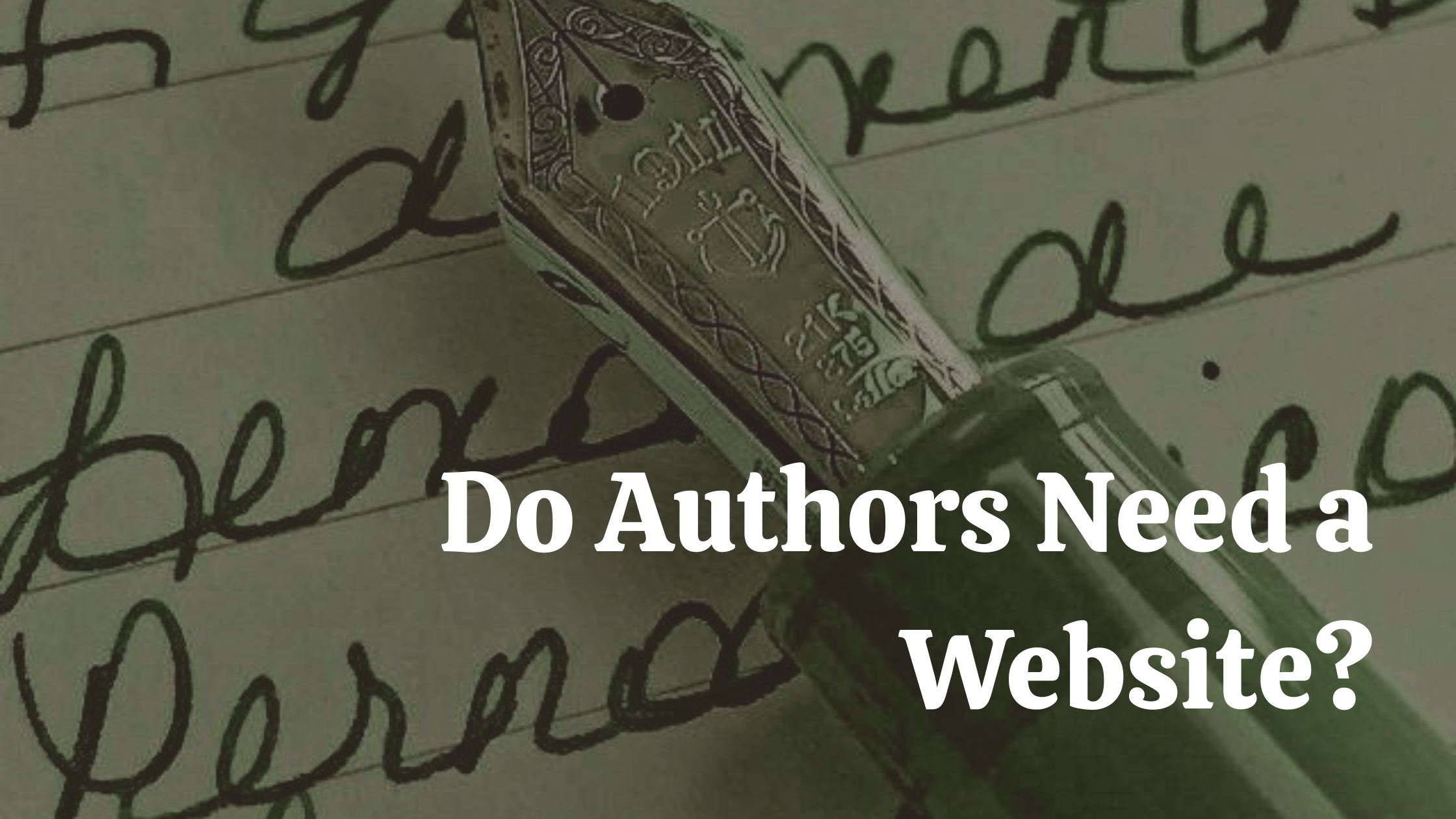 Do Authors Need a Website?