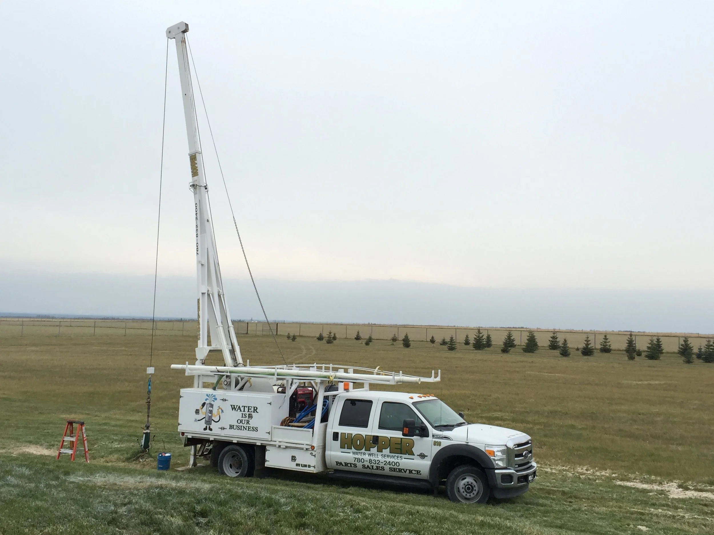 water well service, shock well, chlorinate well