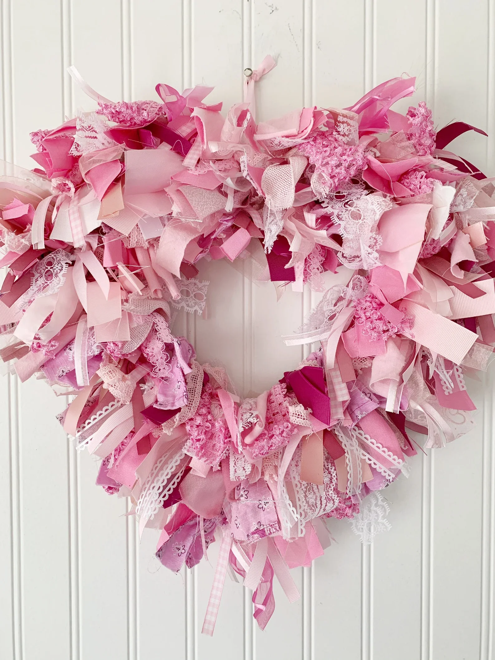 Galentines Day Fabric Wreath