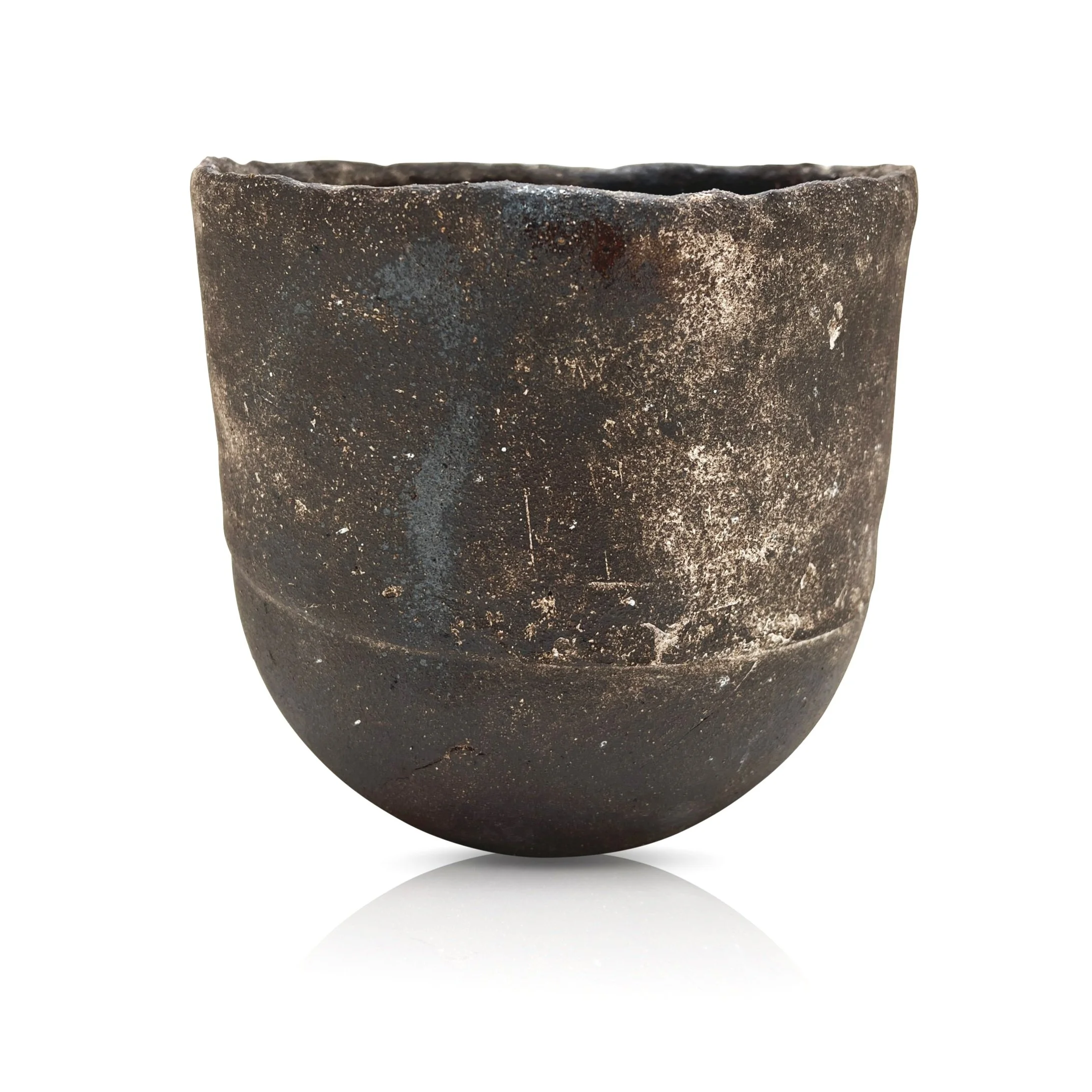 Mineral Vessel (brown and white)