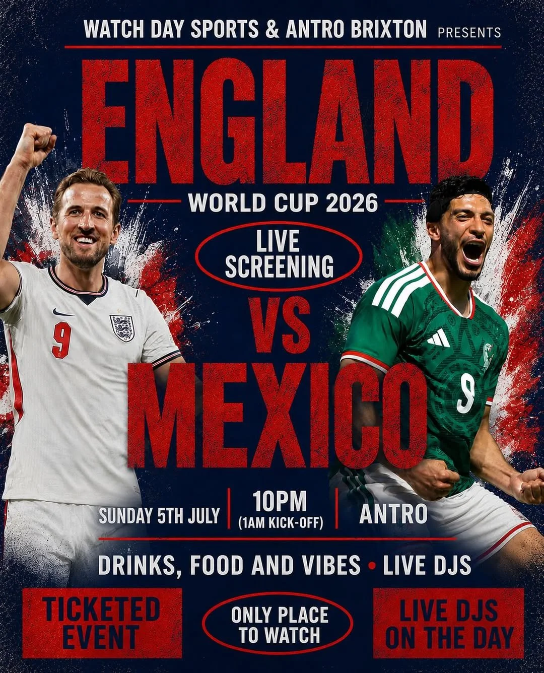 ENGLAND VS MEXICO
