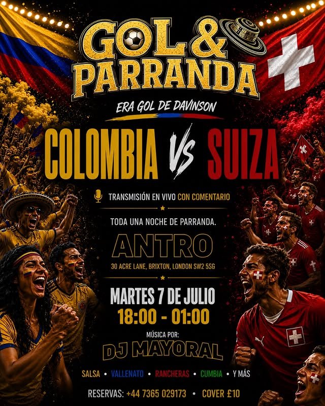 COLOMBIA VS SUIZA
